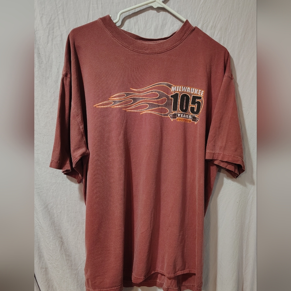 Vtg Milwaukee Biker Tee Large